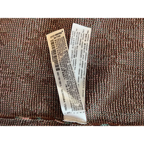 Zara Knit Kimono Coat Special Edition Jacquard Knit Size L Boho Sweater - Picture 14 of 14